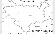 Blank Simple Map of Béthune