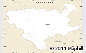 Classic Style Simple Map of Béthune