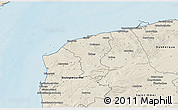 Shaded Relief 3D Map of Calais