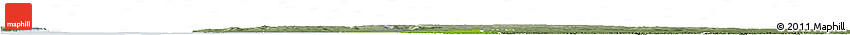 Physical Horizon Map of Calais, semi-desaturated