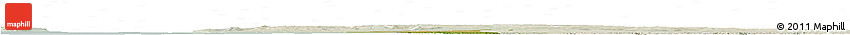 Satellite Horizon Map of Calais, lighten