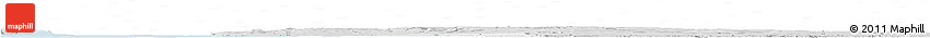 Silver Style Horizon Map of Calais