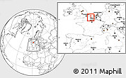 Blank Location Map of Calais, highlighted parent region, highlighted grandparent region, within the entire country