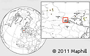 Blank Location Map of Calais, highlighted parent region, highlighted grandparent region