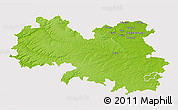Physical 3D Map of Lens, cropped outside
