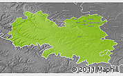 Physical 3D Map of Lens, desaturated