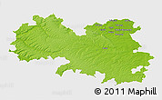 Physical 3D Map of Lens, single color outside
