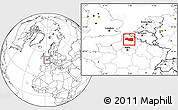 Blank Location Map of Lens, highlighted parent region