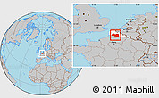 Gray Location Map of Lens, highlighted grandparent region