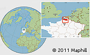 Savanna Style Location Map of Lens, highlighted country, highlighted parent region