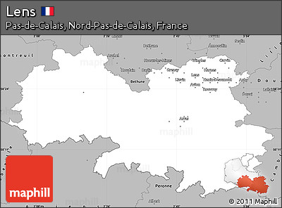 Gray Simple Map of Lens