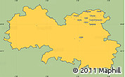 Savanna Style Simple Map of Lens, cropped outside