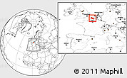 Blank Location Map of Pas-de-Calais, within the entire country