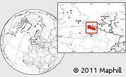 Blank Location Map of Pas-de-Calais, highlighted parent region