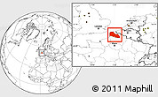Blank Location Map of Pas-de-Calais