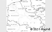 Blank Simple Map of Pas-de-Calais