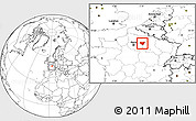 Blank Location Map of Château-Thierry