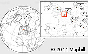 Blank Location Map of Clermont, highlighted parent region, within the entire country