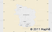 Classic Style Map of Clermont, single color outside