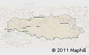 Shaded Relief 3D Map of Senlis, lighten