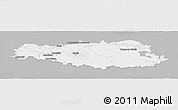 Gray Panoramic Map of Senlis, single color outside