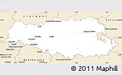 Classic Style Simple Map of Senlis