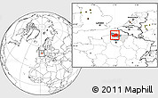 Blank Location Map of Amiens, highlighted parent region, highlighted grandparent region