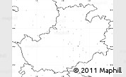 Blank Simple Map of Amiens, no labels