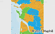 Political Map of Charente-Maritime