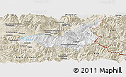 Classic Style Panoramic Map of Barcelonnette