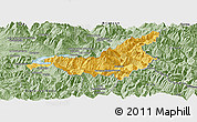 Savanna Style Panoramic Map of Barcelonnette