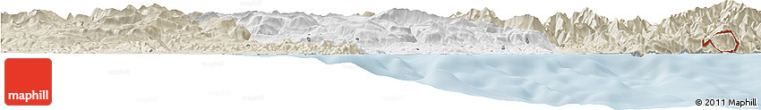 Classic Style Horizon Map of Grasse