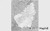 Gray 3D Map of Ardeche