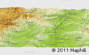 Physical Panoramic Map of Privas