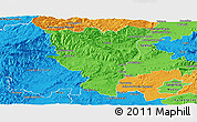 Political Panoramic Map of Privas