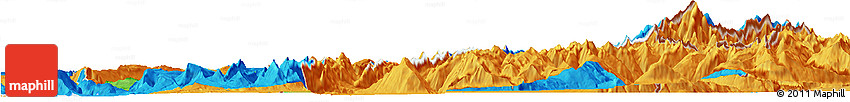 Political Horizon Map of Haute-Savoie