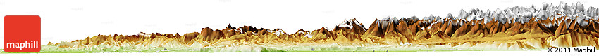 Physical Horizon Map of Grenoble