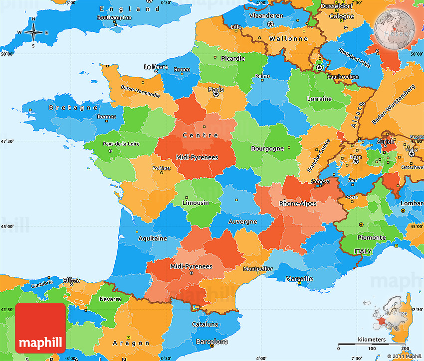 France On Political Map Of World Political Simple Map Of France