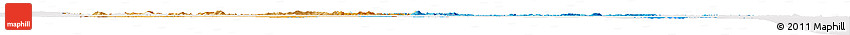 Political Horizon Map of French Guiana, cropped outside