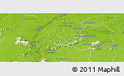 Physical Panoramic Map of Apatou