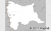 Gray Simple Map of Grand-Santi
