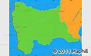 Political Simple Map of Grand-Santi