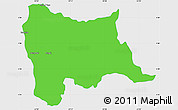 Political Simple Map of Grand-Santi, single color outside