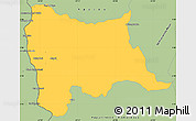 Savanna Style Simple Map of Grand-Santi