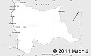 Silver Style Simple Map of Grand-Santi