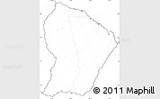 Blank Simple Map of French Guiana, no labels