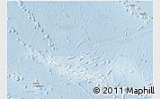 Shaded Relief 3D Map of French Polynesia, lighten