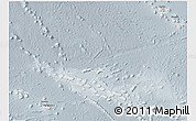 Shaded Relief 3D Map of French Polynesia, lighten, semi-desaturated