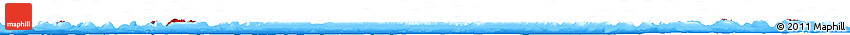 Flag Horizon Map of French Polynesia, single color outside, bathymetry sea, flag rotated