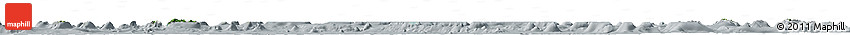 Satellite Horizon Map of French Polynesia, lighten, semi-desaturated